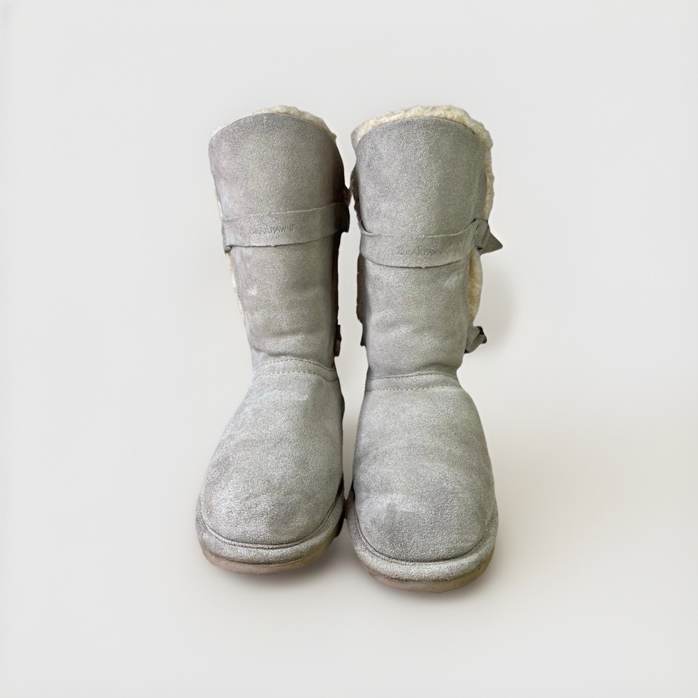 Bearpaw Womens‎ Cozy Winter Mid Calf Boots Kate Iced Coffee 7 Medium